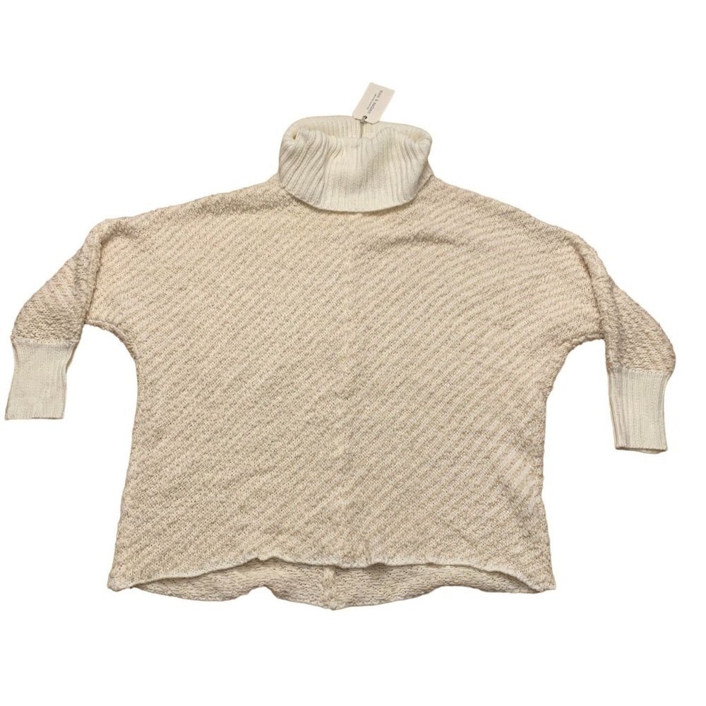 NWT Moon & Madison Cowl Neck Sweater Small Diagonal Striped